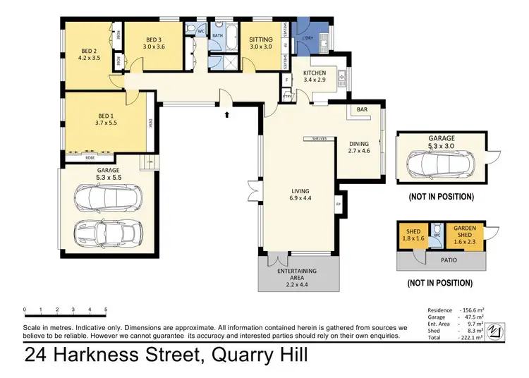 Floorplan of Homely house listing, 24 Harkness Street, Quarry Hill VIC 3550