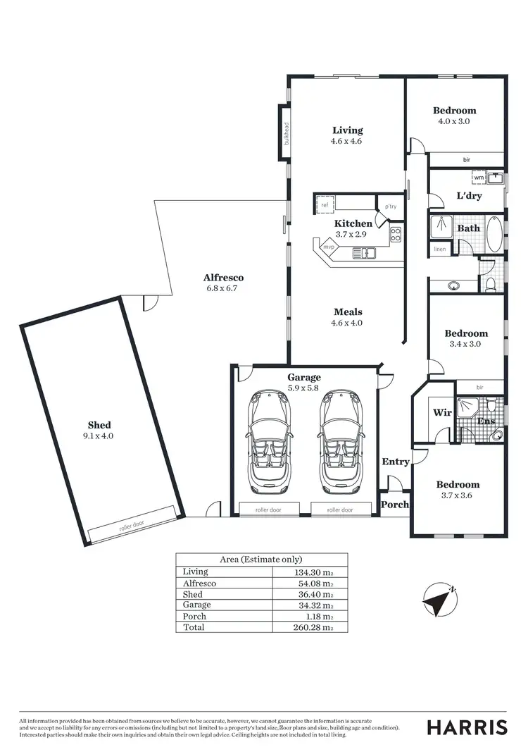 Floorplan of Homely house listing, 9 Spry Court, Moonta Bay SA 5558