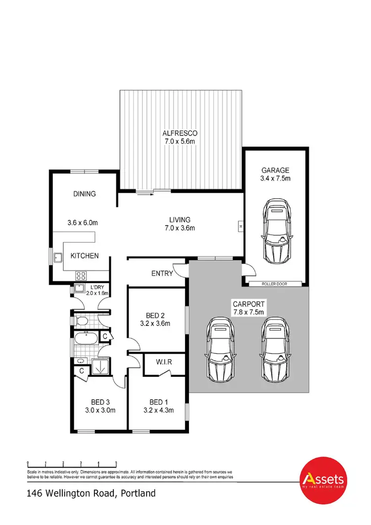 Floorplan of Homely house listing, 146 Wellington Road, Portland VIC 3305