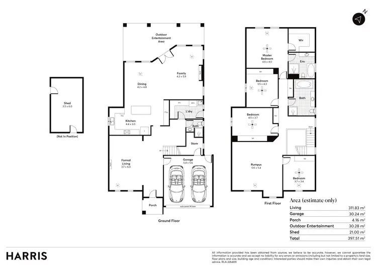 Floorplan of Homely house listing, 21 Sir John Marks Drive, West Lakes SA 5021