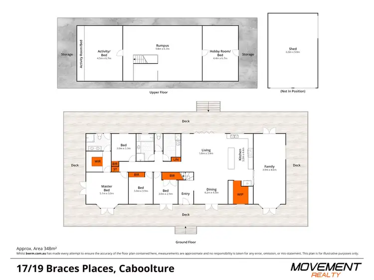 Floorplan of Homely house listing, 17-19 Braces Place, Caboolture QLD 4510