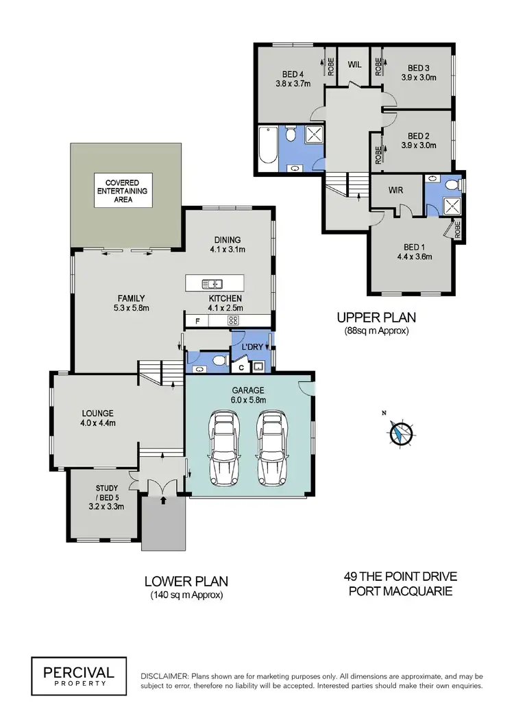 Floorplan of Homely house listing, 49 The Point Drive, Port Macquarie NSW 2444