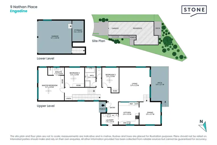Floorplan of Homely house listing, 9 Nathan Place, Engadine NSW 2233