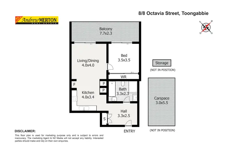 Floorplan of Homely apartment listing, 8/8 Octavia Street, Toongabbie NSW 2146