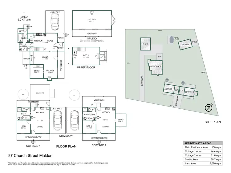 Floorplan of Homely house listing, 87 Church Street, Maldon VIC 3463