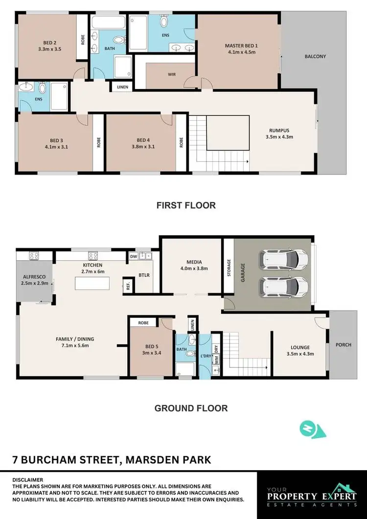 Floorplan of Homely house listing, 7 BURCHAM Street, Marsden Park NSW 2765