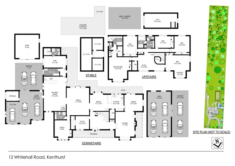 Floorplan of Homely house listing, 12 Whitehall Road, Kenthurst NSW 2156
