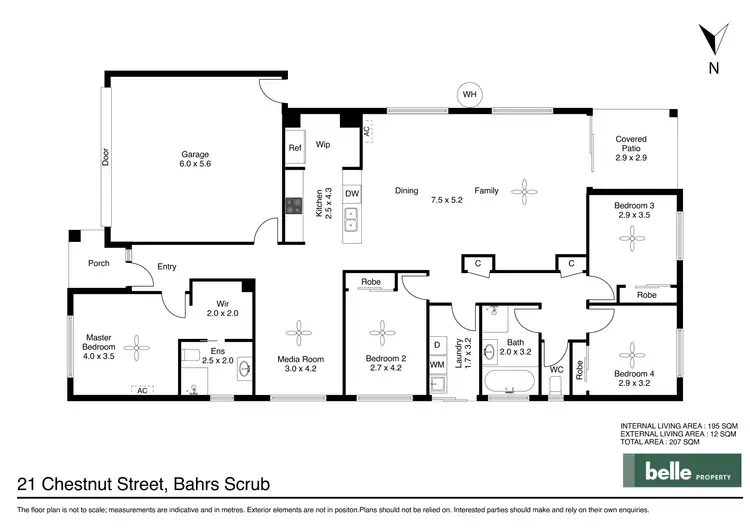 Floorplan of Homely house listing, 21 Chestnut Street, Bahrs Scrub QLD 4207