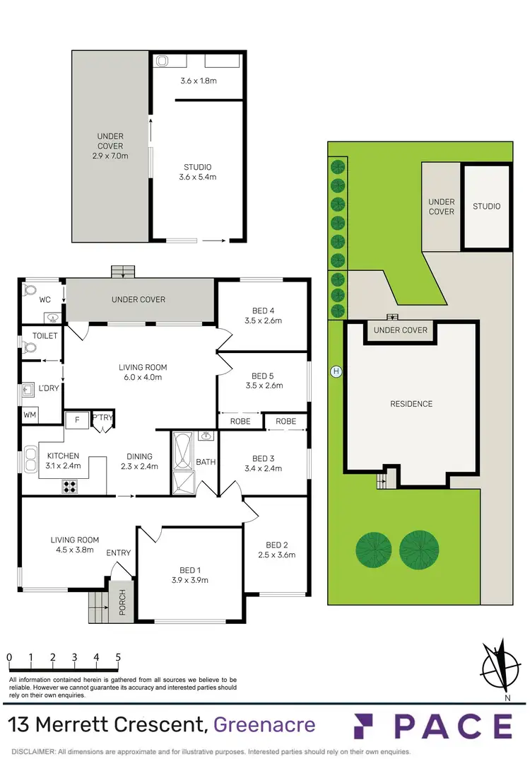 Floorplan of Homely house listing, 13 Merrett Crescent, Greenacre NSW 2190