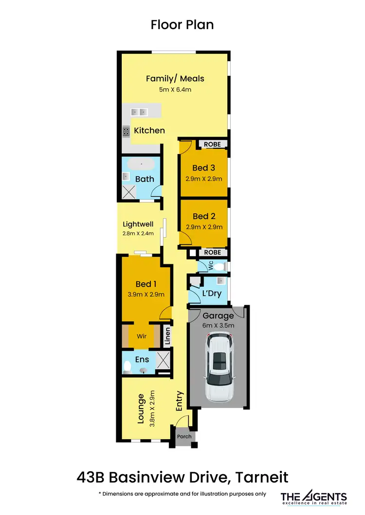 Floorplan of Homely house listing, 43B Basinview Drive, Tarneit VIC 3029
