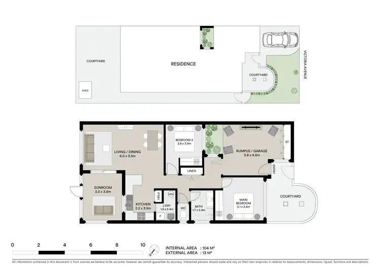 Floorplan of Homely villa listing, 1/39 Victoria Avenue, Toukley NSW 2263