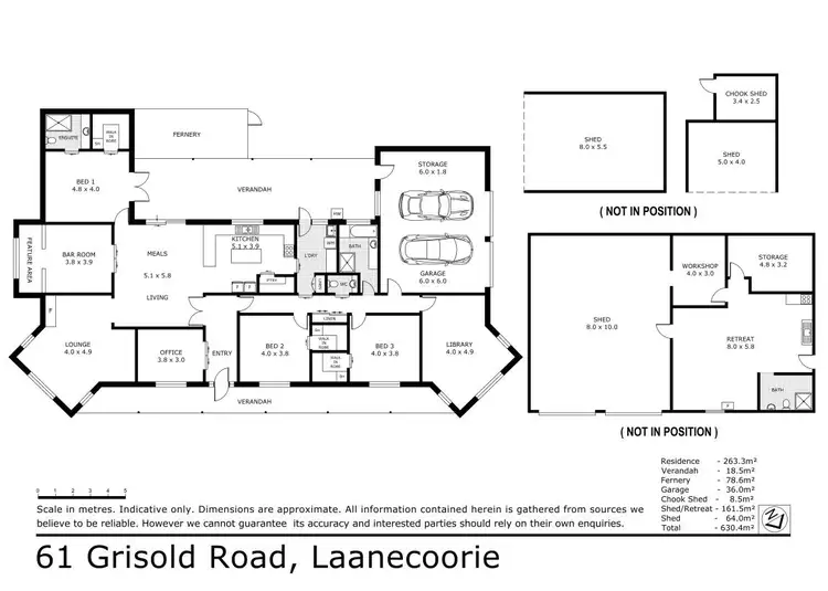 Floorplan of Homely house listing, 61 Grisold Road, Laanecoorie VIC 3463