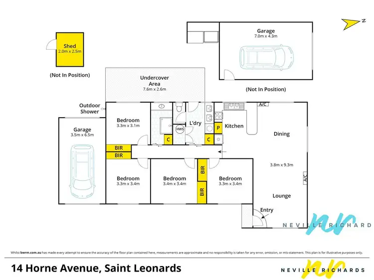 Floorplan of Homely house listing, 14 Horne Avenue, St Leonards VIC 3223