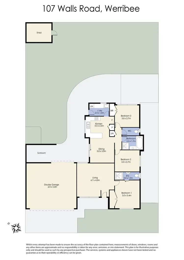 Floorplan of Homely house listing, 107 Walls Road, Werribee VIC 3030
