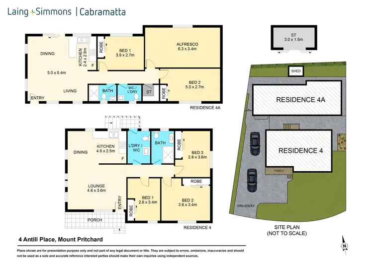 Floorplan of Homely house listing, 4 Antill Place, Mount Pritchard NSW 2170
