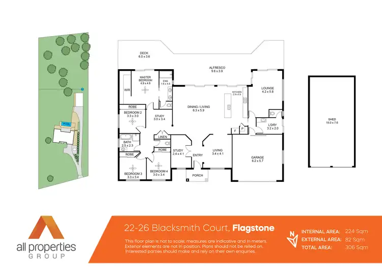 Floorplan of Homely house listing, 22-26 Blacksmith Court, Flagstone QLD 4280
