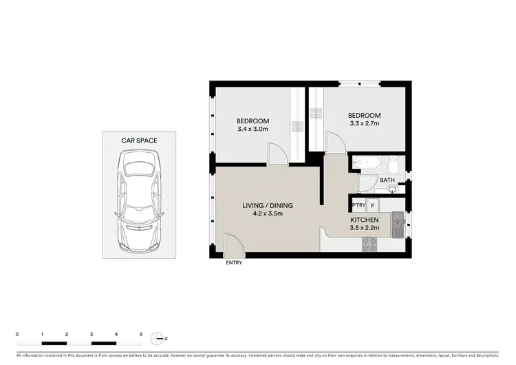 Floorplan of Homely apartment listing, 3/19 Herbert Street, St Kilda VIC 3182