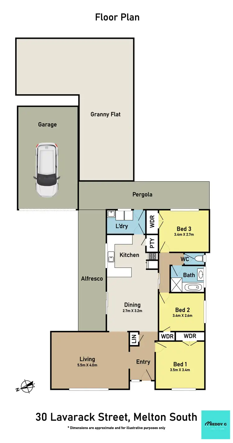 Floorplan of Homely house listing, 30 Lavarack Street, Melton South VIC 3338