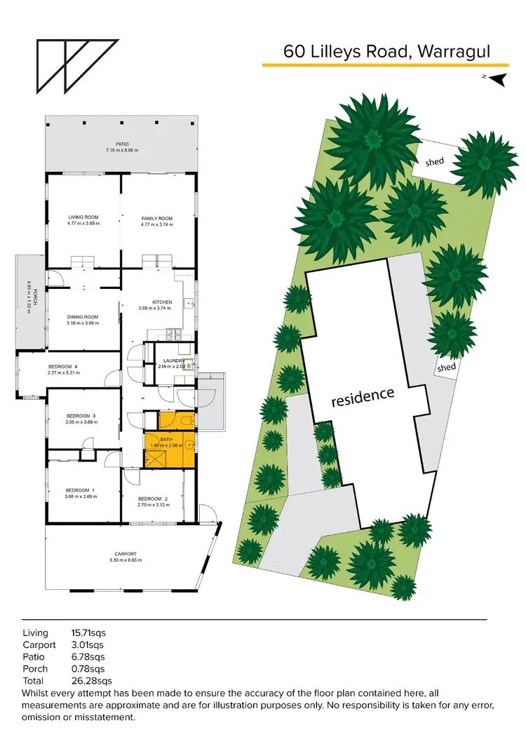 Floorplan of Homely house listing, 60 Lilleys Road, Warragul VIC 3820