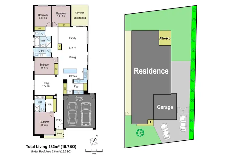 Floorplan of Homely house listing, 20 Buckland Drive, Warragul VIC 3820