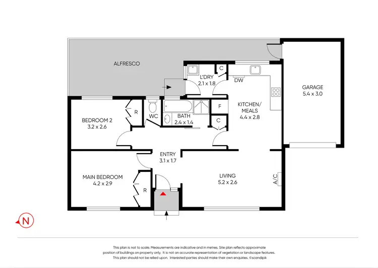Floorplan of Homely unit listing, 2/131 North Road, Reservoir VIC 3073