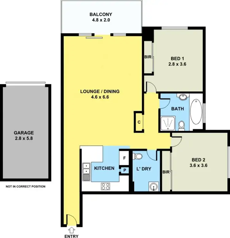 Floorplan of Homely apartment listing, 2/12-20 Lachlan Street, Liverpool NSW 2170