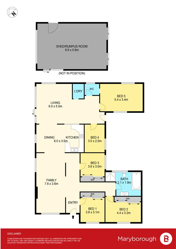 Floorplan of Homely house listing, 12 Havelock Street, Dunolly VIC 3472