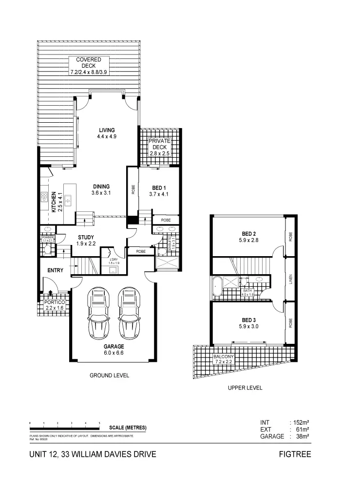 Floorplan of Homely townhouse listing, 12/33 William Davies Drive, Figtree NSW 2525