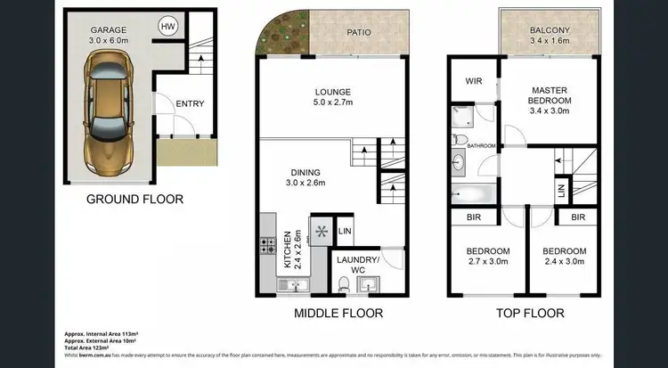 Floorplan of Homely unit listing, 32/100 Racecourse Drive, Bundall QLD 4217