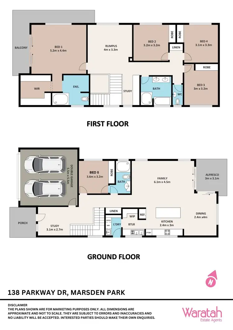 Floorplan of Homely house listing, 138 Parkway Drive, Marsden Park NSW 2765