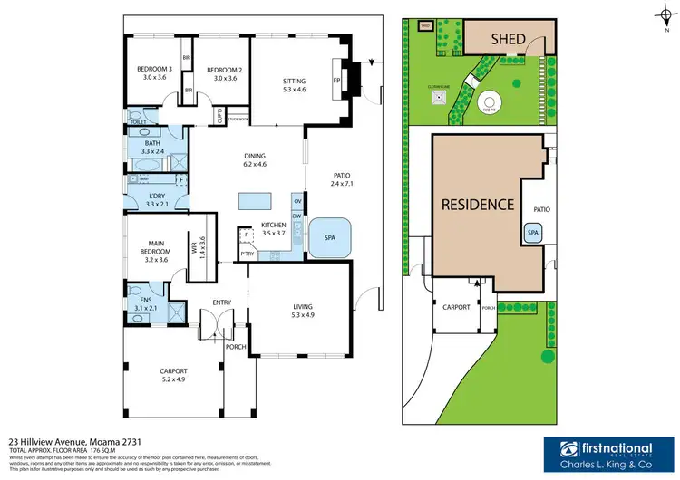 Floorplan of Homely house listing, 23 Hillview Avenue, Moama NSW 2731