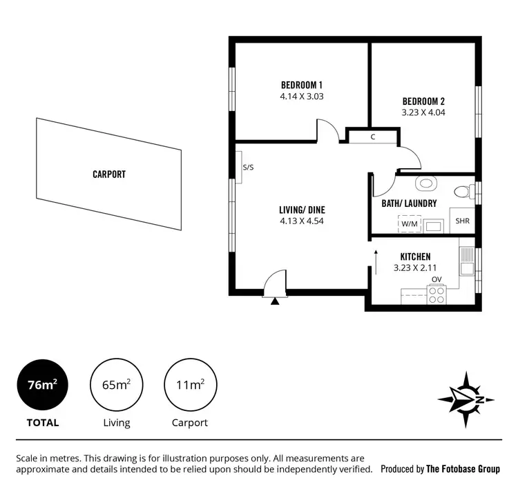 Floorplan of Homely unit listing, 3/38 Farnham Road, Keswick SA 5035