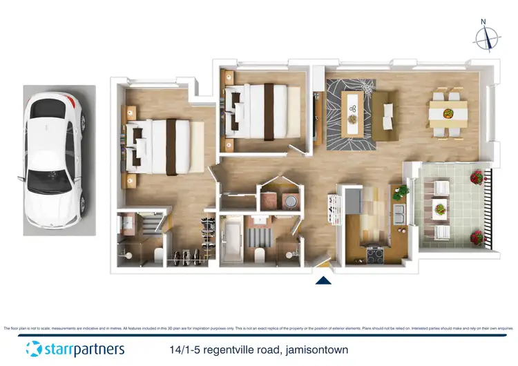 Floorplan of Homely unit listing, 14/1-5 Regentville Road, Jamisontown NSW 2750