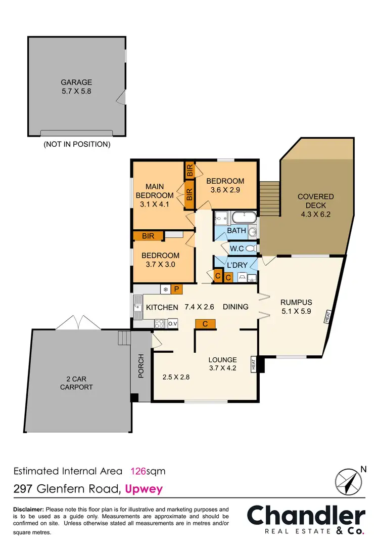 Floorplan of Homely house listing, 297 Glenfern Road, Upwey VIC 3158