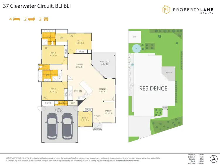 Floorplan of Homely house listing, 37 Clearwater Circuit, Bli Bli QLD 4560