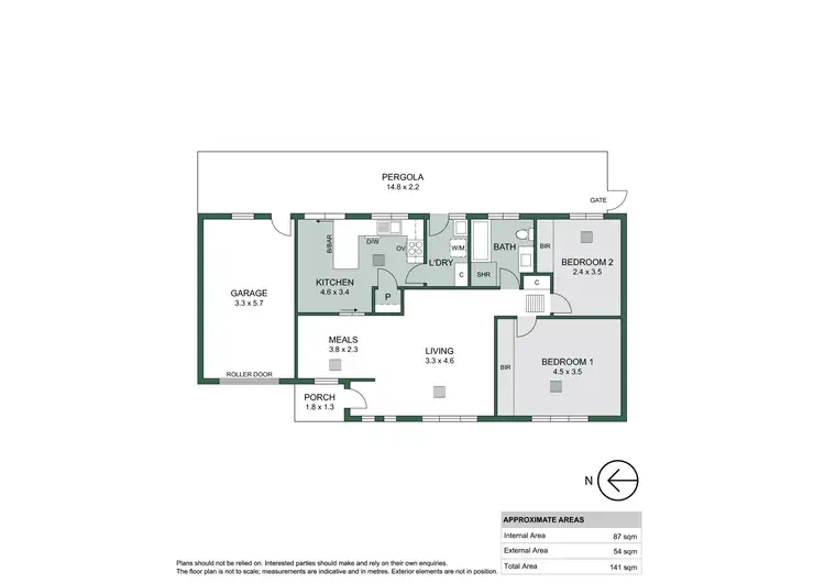 Floorplan of Homely unit listing, 2/14 Godfrey Terrace, Leabrook SA 5068