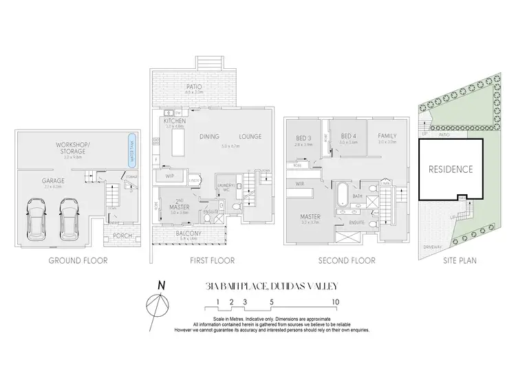 Floorplan of Homely semi-detached listing, 31A Bain Place, Dundas Valley NSW 2117