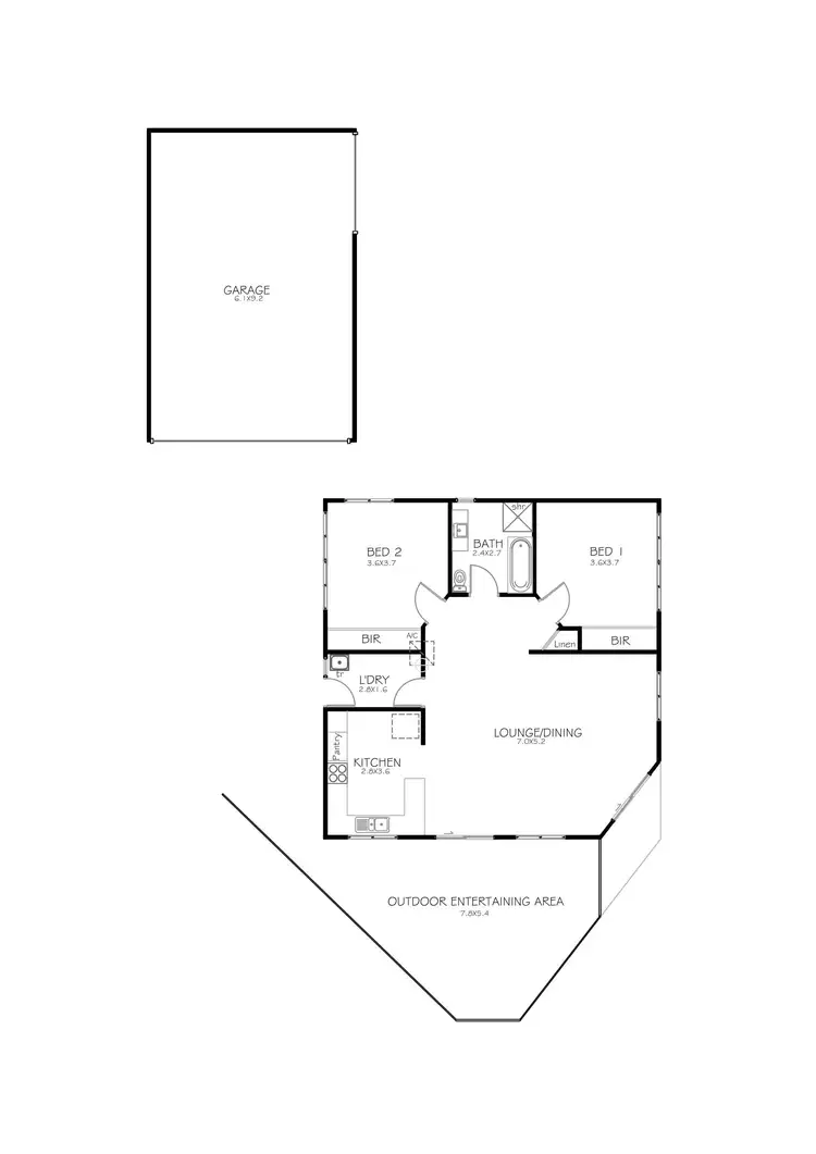 Floorplan of Homely house listing, 53 Esplanade, Coffin Bay SA 5607