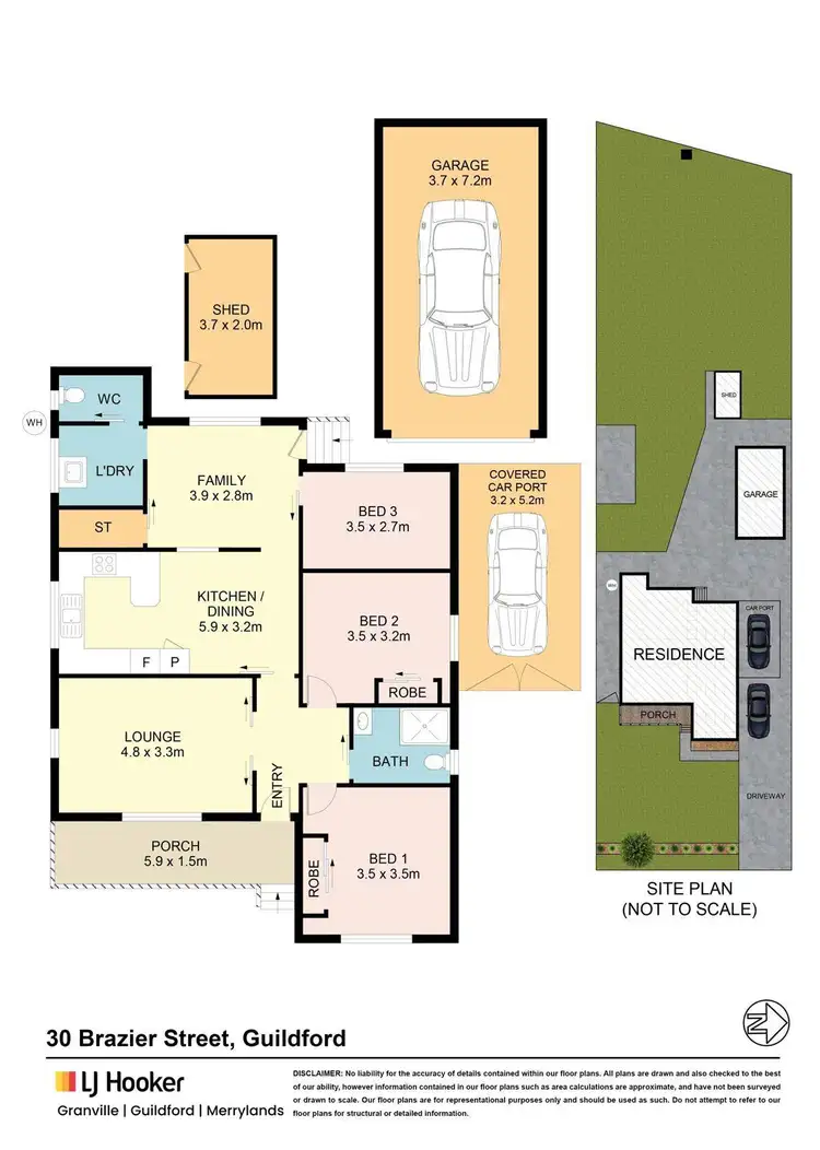 Floorplan of Homely house listing, 30 Brazier Street, Guildford NSW 2161
