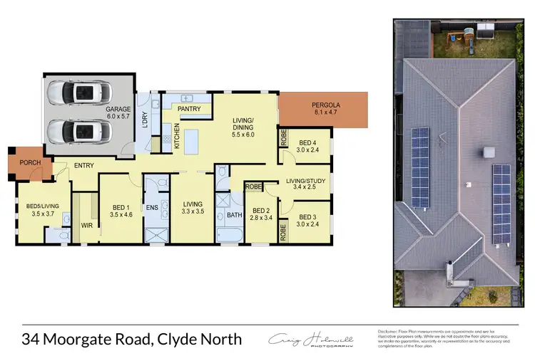 Floorplan of Homely house listing, 34 Moorgate Road, Clyde North VIC 3978