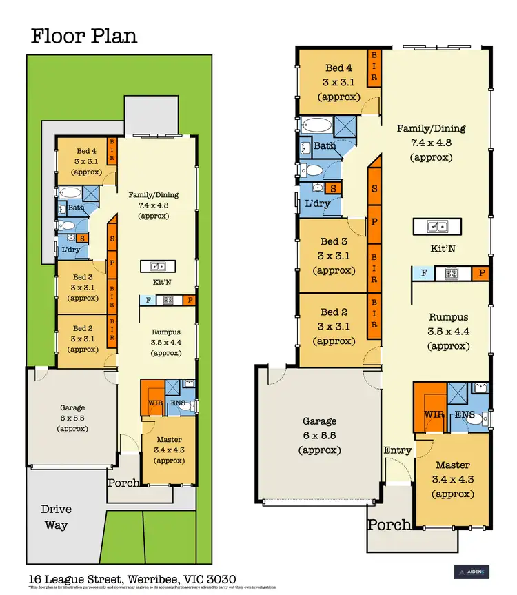 Floorplan of Homely house listing, 16 League Street, Werribee VIC 3030