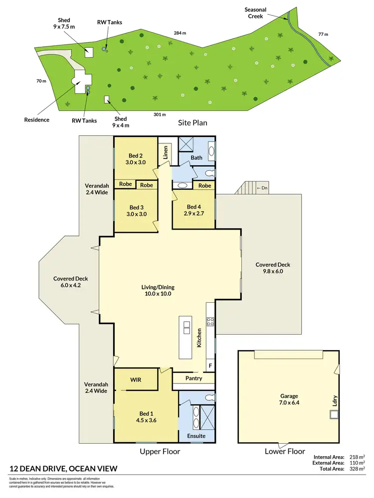 Floorplan of Homely house listing, 12 Dean Drive, Ocean View QLD 4521