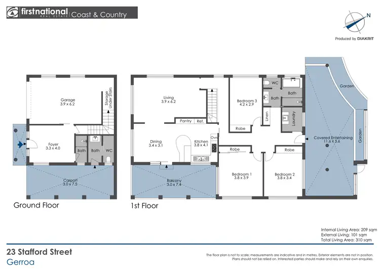Floorplan of Homely house listing, 23 Stafford Street, Gerroa NSW 2534