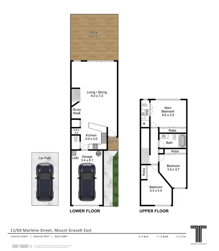 Floorplan of Homely townhouse listing, 11/60 Marlene Street, Mount Gravatt East QLD 4122