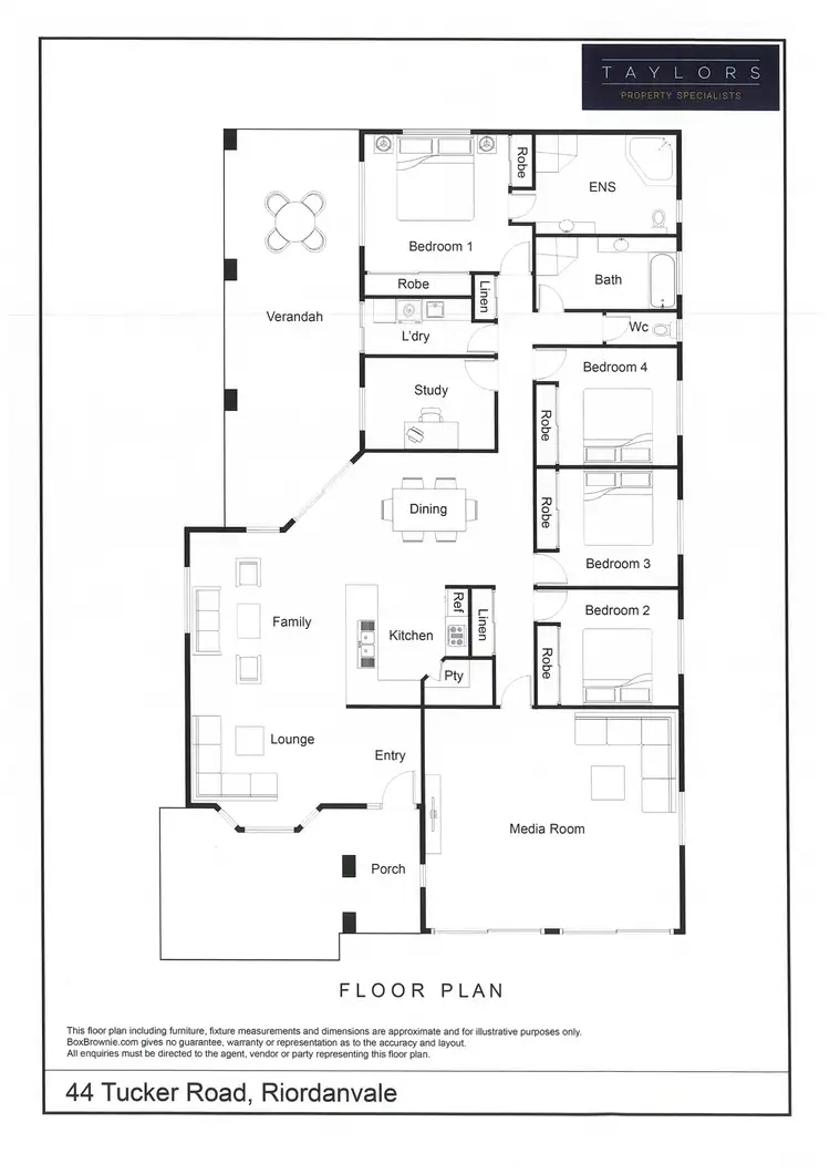 Floorplan of Homely house listing, 44 Tucker Road, Riordanvale QLD 4800
