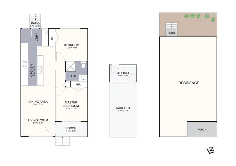 Floorplan of Homely unit listing, 3/5 Cave Hill Road, Lilydale VIC 3140