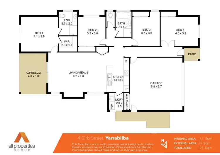 Floorplan of Homely house listing, 4 Orb Street, Yarrabilba QLD 4207
