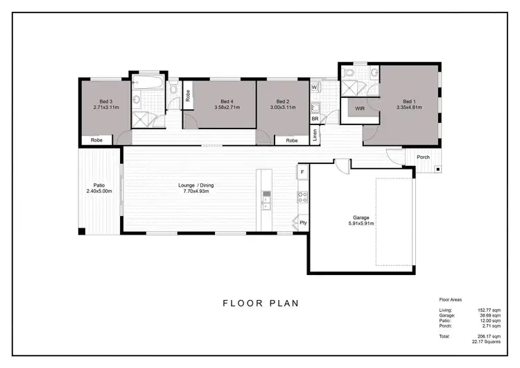 Floorplan of Homely house listing, 35 Maryland Drive, Deeragun QLD 4818
