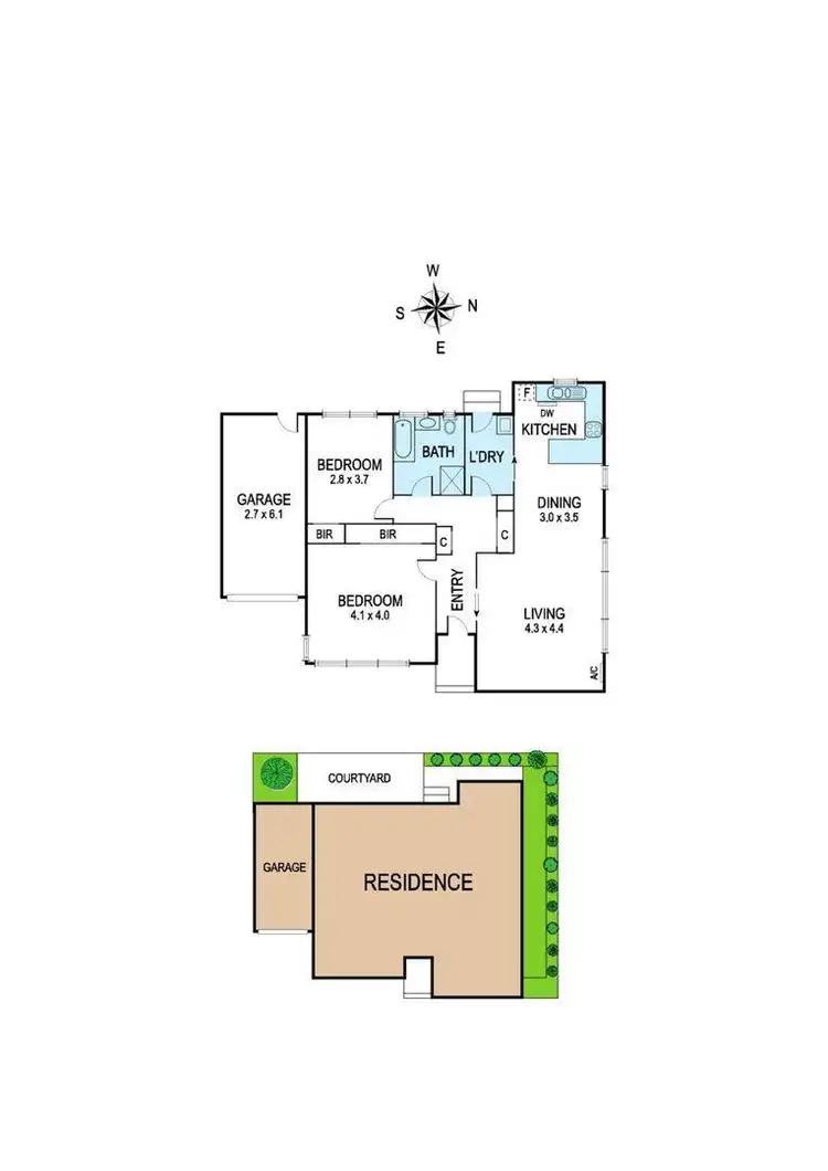 Floorplan of Homely unit listing, 4/207 Whitehorse Road, Balwyn VIC 3103