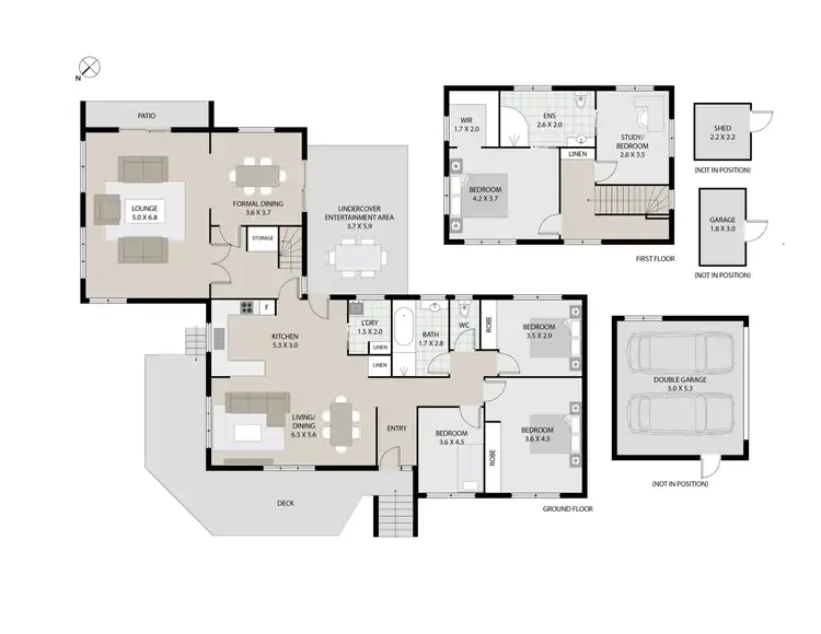 Floorplan of Homely house listing, 3 Saunders Place, Prospect TAS 7250